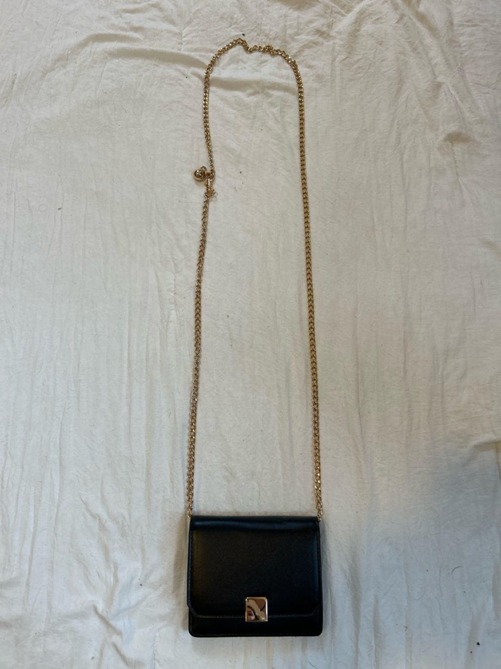 Small Black Chain Strap Crossbody Bag